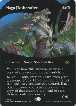 Naga Fleshcrafter (Borderless) R Tarkir: Dragonstorm 333 NM MTG - Image 1