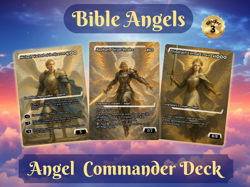 Bible Themed Angel Commander MTG Alt-Art Deck. Ready to Play! - Image 1