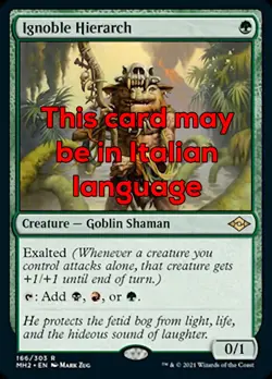 MTG IGNOBLE HIERARCH EXC - GERARCA IGNOBILE - MH2 - MAGIC - Image 1