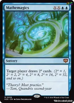 Mathemagics [SOS - 58] - NM [Foil] TCG MTG - Image 1