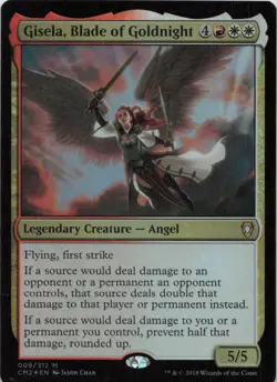 Gisela Blade of Goldnight FOIL M Commander Anthology Volume II 9 MTG - Image 1