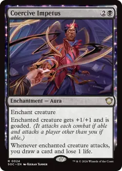 MTG Secrets of Strixhaven Commander - Coercive Impetus - Image 1