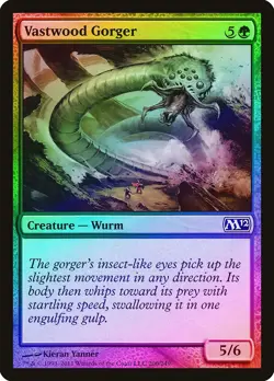Vastwood Gorger FOIL Magic 2012 / M12 NM Green Common MAGIC MTG CARD ABUGames - Image 1