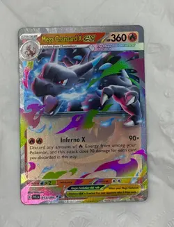 Mega Charizard X ex 013/094 Double Rare Phantasmal Flames Pokemon Near Mint NM - Image 1