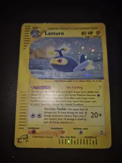 Pokemon - Lanturn H15/H32 Aquapolis Holo Rare WotC 2002 - Eng Vintage - Image 1