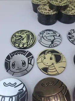 Huge Lot of 151 Official Pokemon TCG Coins PLUS Dice, Markers & More!- LOOK! - Image 5