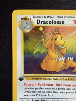 Pokemon TCG Dragonite Fossil Holo Rare 1st Edition 4/62 (FRENCH, DRACOLOSSE) - Image 3