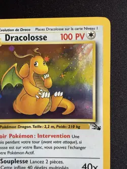 Pokemon TCG Dragonite Fossil Holo Rare 1st Edition 4/62 (FRENCH, DRACOLOSSE) - Image 4