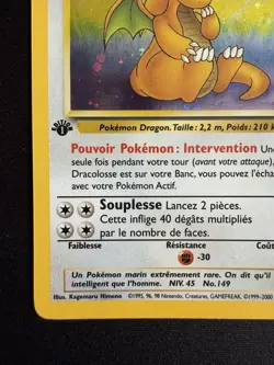 Pokemon TCG Dragonite Fossil Holo Rare 1st Edition 4/62 (FRENCH, DRACOLOSSE) - Image 5