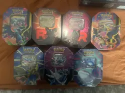 7 x Pokemon TCG Tins - Brand New & Sealed - Image 1
