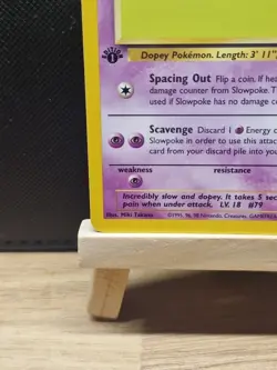 Pokemon 1999 WOTC 1st Edition Fossil Slowpoke 55/62 - Near Mint - Image 5