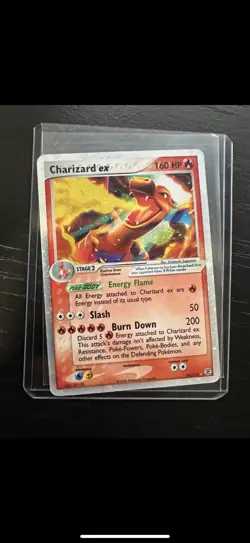 Charizard EX 105/112 FireRed LeafGreen Holo Vintage TCG Pokemon - Image 1