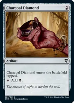 Mint/Near-Mint, English - 4 x MTG Charcoal Diamond - Foil Commander Legends - Image 1