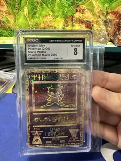 2000 Ancient Mew CGC 8 Pokemon Movie Promo Holo - Image 1