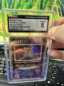 2000 Ancient Mew CGC 8 Pokemon Movie Promo Holo - Image 3