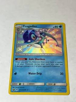 Frogadier SV12/SV94 Shiny Rare Hidden Fates Shiny Vault Pokemon Near Mint - Image 1