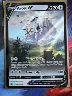Arceus V SWSH204 Near Mint - Sword Shield Black Star Promo - Pokemon TCG - Image 1