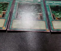 3x Giant Trunade SDSC-EN024 Common 1st Edition Yugioh Card Playset HP - Image 2