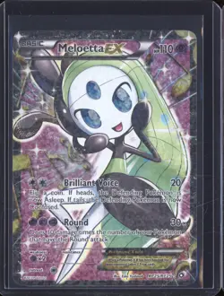 2013 Pokemon Legendary Treasures RC25 Meloetta EX Radiant Collection - Image 1