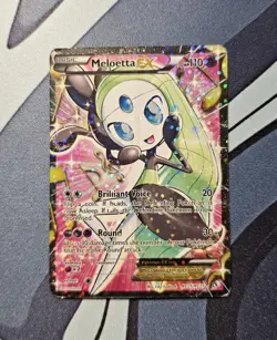 Meloetta EX RC25/RC25 - Pokemon Legendary Treasures Radiant Collection DMG - Image 1