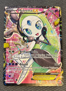 Pokemon Meloetta EX Full Art Legendary Treasures Radiant Collection RC25/25 - NM - Image 2