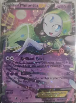 Meloetta EX Pokemon TCG Legendary Treasures RC11/RC25 HP - Image 1
