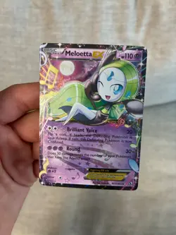 Pokemon TCG Meloetta EX RC11/RC25 Legendary Treasures, Black & White era (DMG) - Image 1
