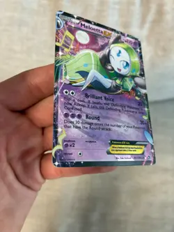 Pokemon TCG Meloetta EX RC11/RC25 Legendary Treasures, Black & White era (DMG) - Image 2