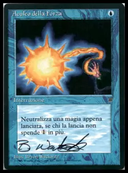 Force Spike Spanish Auto Signed Wackwitz Legends Magic the Gathering MTG - Image 1