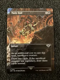 Magic The Gathering MTG - Nasty End (Borderless) - UB LTR - Image 1
