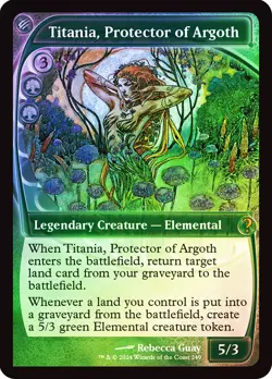 MTG FOIL Titania, Protector of Argoth - Mystery Booster 2 #249 - Image 1