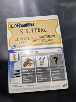 Pokemon Ruby and Sapphire E Card S.S. Tidal and Battle E Card Lady Astrid - Image 1