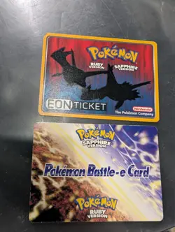 Pokemon Ruby and Sapphire E Card S.S. Tidal and Battle E Card Lady Astrid - Image 2