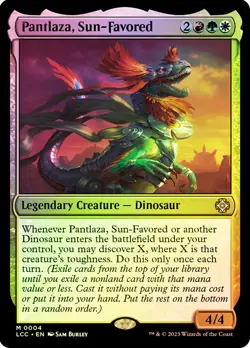 MTG FOIL Pantlaza, Sun-Favored - The Lost Caverns of Ixalan Commander #004 - Image 1