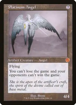 MTG Platinum Angel(#041) Retro - The Brothers' War Retro Artifacts #041 - Image 1