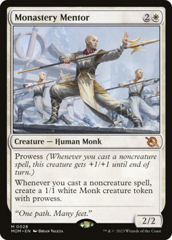 Monastery Mentor [March of the Machine] Magic MTG - Image 1
