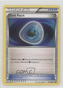 Dark Patch Pokemon Black & White Explorers #93 - Image 1