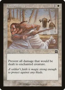 Inviolability 1x MtG Mercadian Masques MMQ SP/NM - Image 1