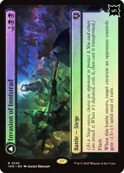 MTG FOIL Invasion of Innistrad Deluge of the Dead - Innistrad Remastered #120 - Image 1