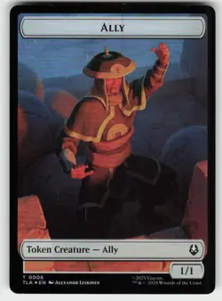 Ally (0006) Clue (0017) Double-Sided Token 6 17 Foil Avatar: MTG NM - Image 1
