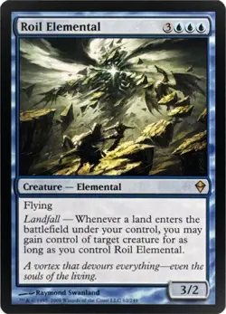 Roil Elemental (#62) - Zendikar - MTG Magic: The Gathering - LP - Image 1