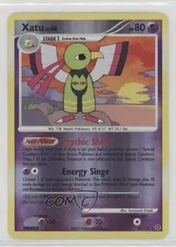 Xatu Reverse Foil Pokemon Diamond & Pearl Secret Wonders #44 2007 - Image 1