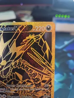 Pokemon TCG Eternatus v SV121/SV122 Shining Fates Gold Ultra Rare NM Condition - Image 3