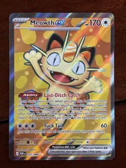 Pokemon Perfect Order Meowth 107/088 Full Art Holo Rare - Image 1