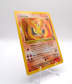 Pokemon TCG Moltres Fossil 12/62 Holo Unlimited Holo Rare Basic 70 LP/NM - Image 3