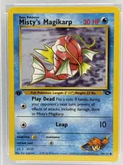 2000 POKEMON GYM CHALLENGE 1ST GIOVANNI'S & MISTYS MAGIKARP ~ PSA 9 NM/M - Image 4