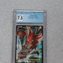 Pokemon TCG Scizor EX BREAKpoint Full Art Holo Ultra Rare 119/122 CGC 7.5 2016 - Image 2