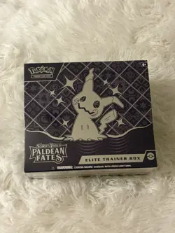 Pokemon Scarlet Violet Paldean Fates Elite Trainer Box ETB Sealed Small tear - Image 1