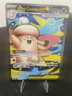 Mega Clefable ex 103/088 Full Art Ultra Rare Near Mint English Pokemon TCG - Image 1