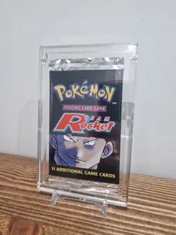 Pokemon Team Rocket Booster Pack Giovanni Artwork WOTC 2000 - Image 1